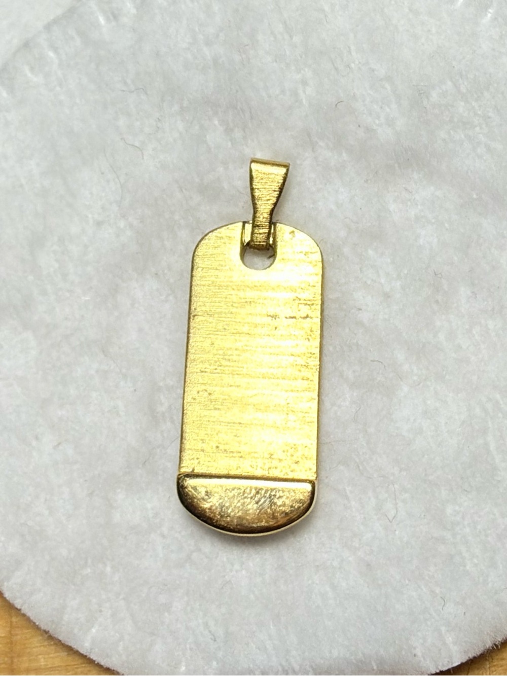 KEEP Collective Gold-Tone Rectangular Pendant Charm